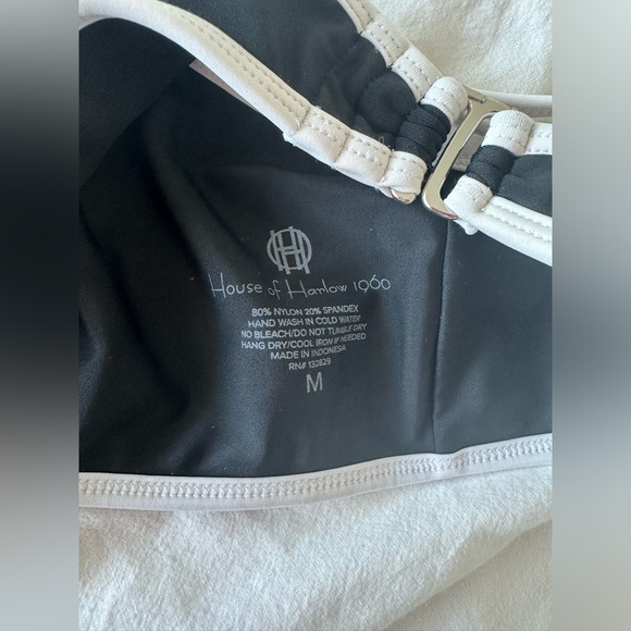 House of Harlow 1960 x REVOLVE Jill Top and High Waist Bottoms Bikini Black - Picture 4 of 9